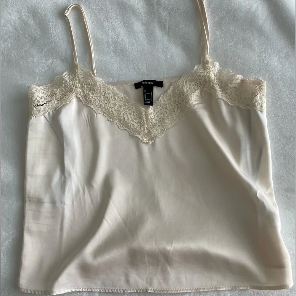 Forever 21 Cream Tank Top - Picture 3 of 3